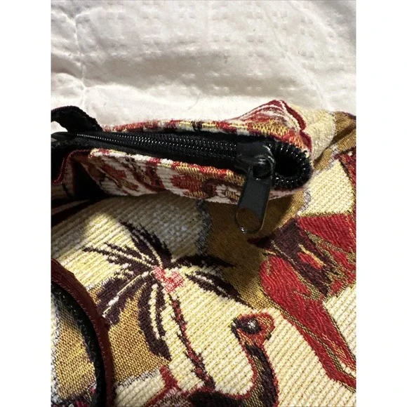 TET Turkish Tapestry‎ Shoulder Bag Purse Tote Camel Design Handles Boho Hippie - Picture 6 of 12